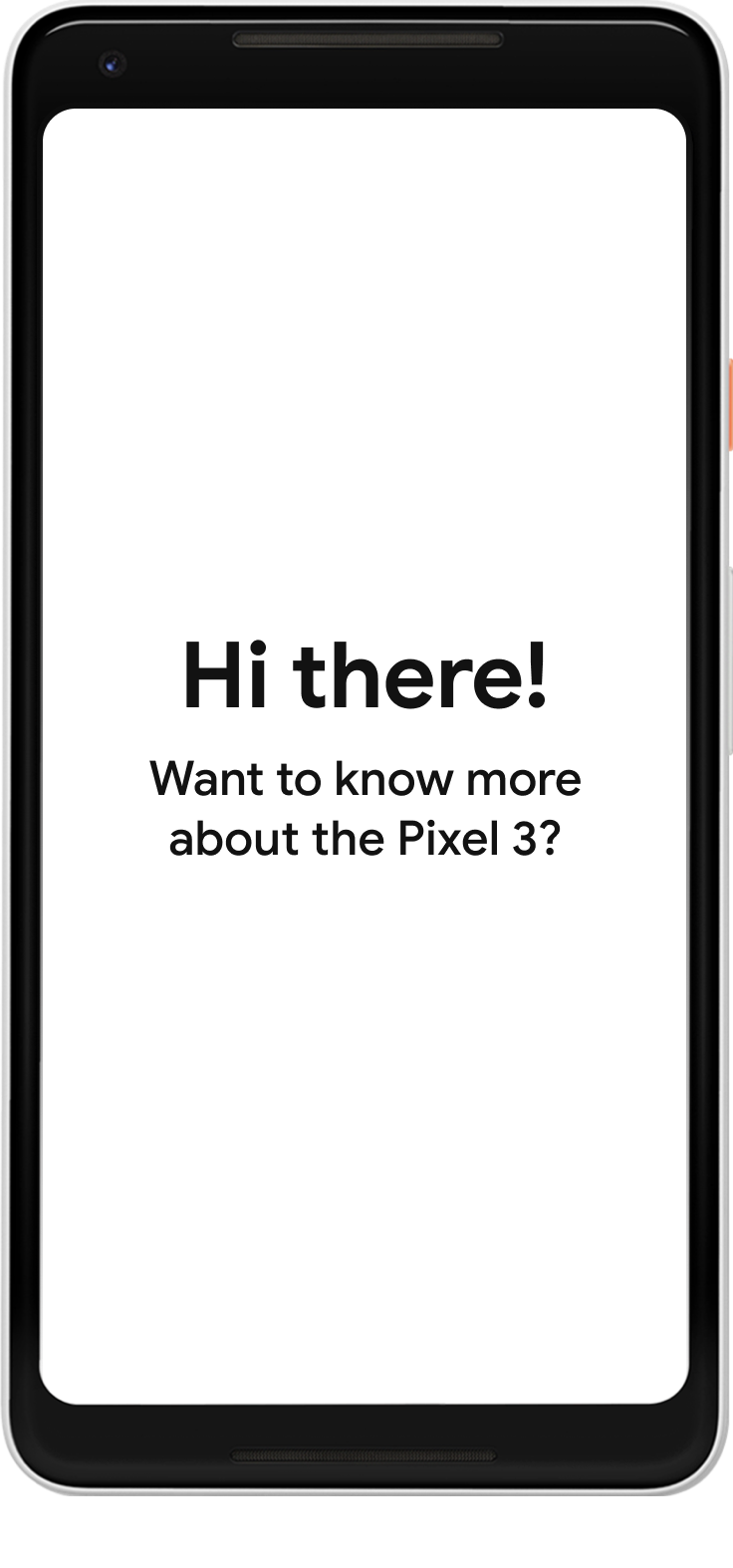 Pixel greeting