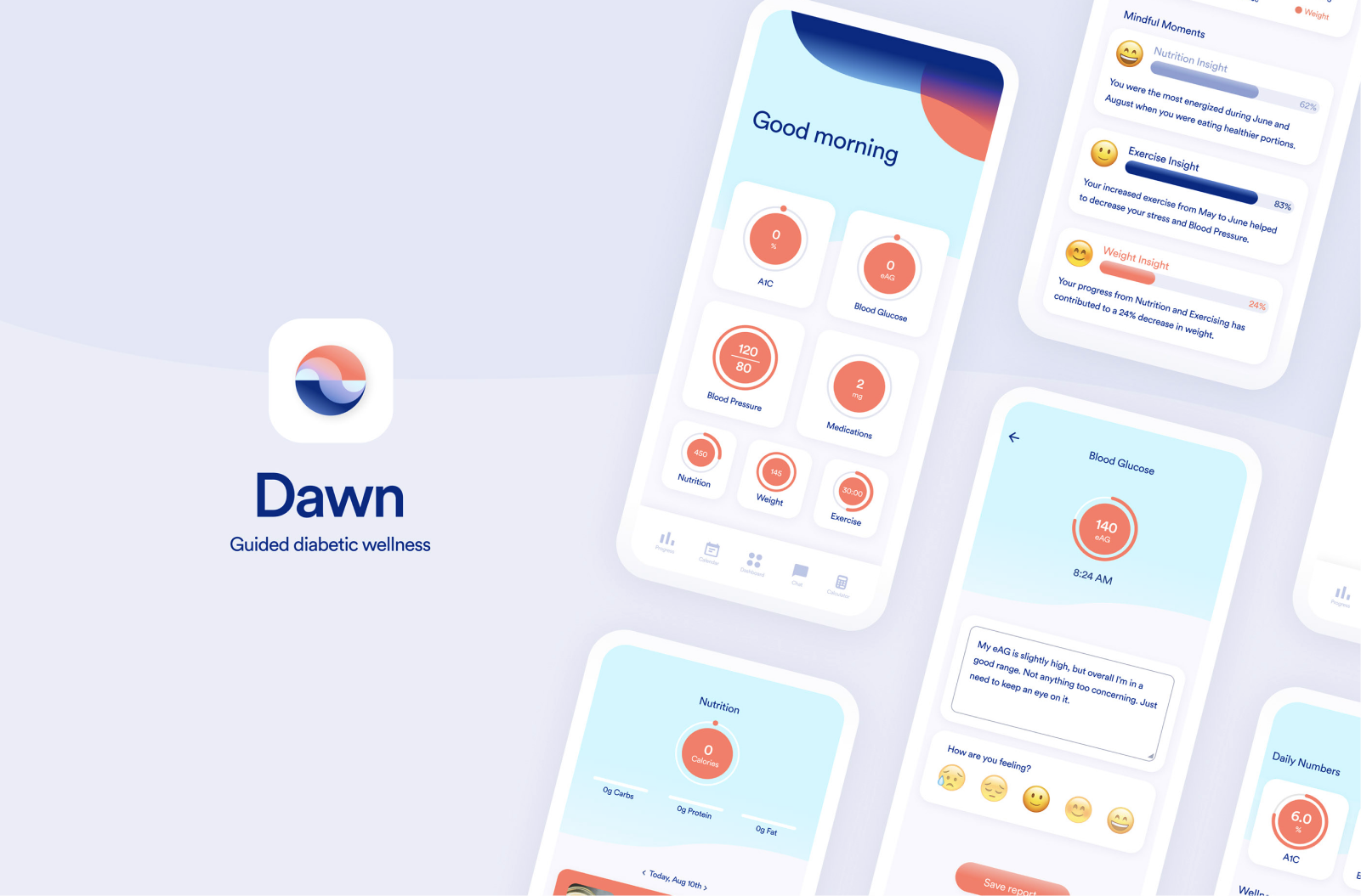 Dawn App title screen